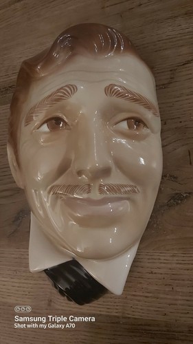 CLARK GABLE - RHETT BUTLER - GONE WITH THE WIND - CLAY ART MASK