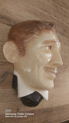 CLARK GABLE - RHETT BUTLER - GONE WITH THE WIND - CLAY ART MASK - photo 2