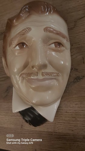 CLARK GABLE - RHETT BUTLER - GONE WITH THE WIND - CLAY ART MASK - photo 4