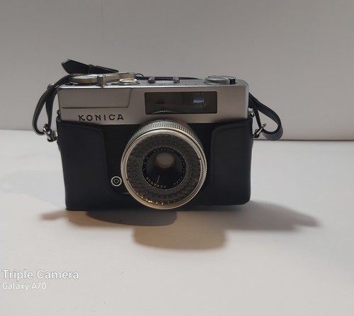 KONICA EEmatic S Film Camera Hexanon 40mm 2.8 JAPAN - photo 2