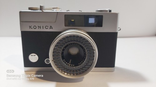 KONICA EEmatic S Film Camera Hexanon 40mm 2.8 JAPAN - photo 3