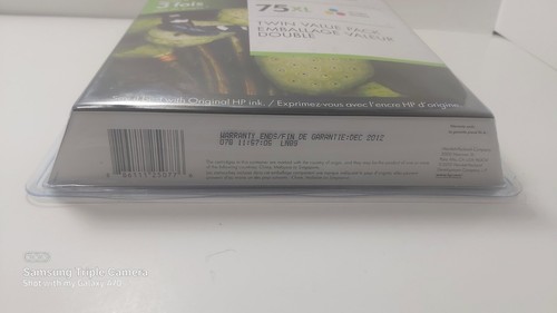 New hp 75xl ink cartridges value pack - photo 3