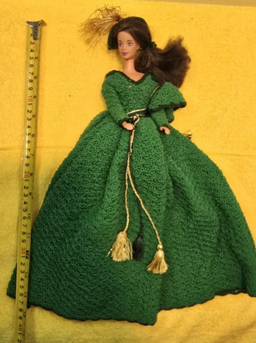 Barbie With Green Crochet Dress. 1991 Mattel. - photo 4