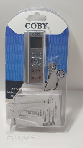 COBY CXR190-1G Digital Voice Recorder with Headset - New