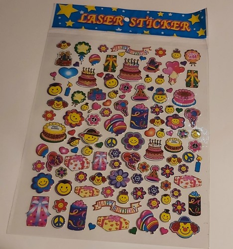 Lot of 20 sheets Vintage Smiley Face STICKERS . Pat#DT36 - photo 3