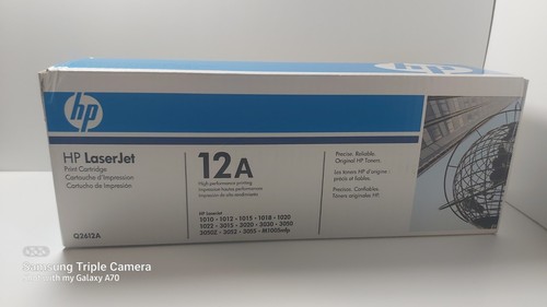 Genuine HP LaserJet 12A Black Toner Cartridge Q2612A New/Sealed