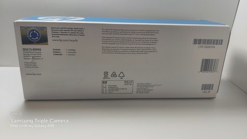 Genuine HP LaserJet 12A Black Toner Cartridge Q2612A New/Sealed - photo 2