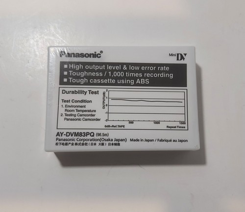 NEW Panasonic Mini DV AY-DVM83PQ & AY-DVM63 Cassette Sealed - photo 3