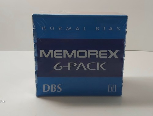 6 Pack MEMOREX DBS 60 Normal Bias New Blank Cassette Tapes - photo 2