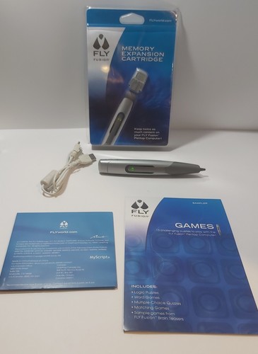 Fly Fusion Pentop Computer Pen Flyball Games + Memory Cart