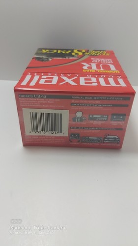 8 Pack Maxwell Audio Cassette Normal Bias UR 60 Minutes Factory - photo 4
