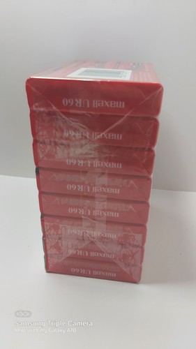 8 Pack Maxwell Audio Cassette Normal Bias UR 60 Minutes Factory - photo 5