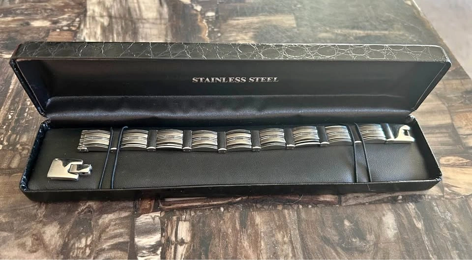 Men's Stainless Steel Link Bracelet
