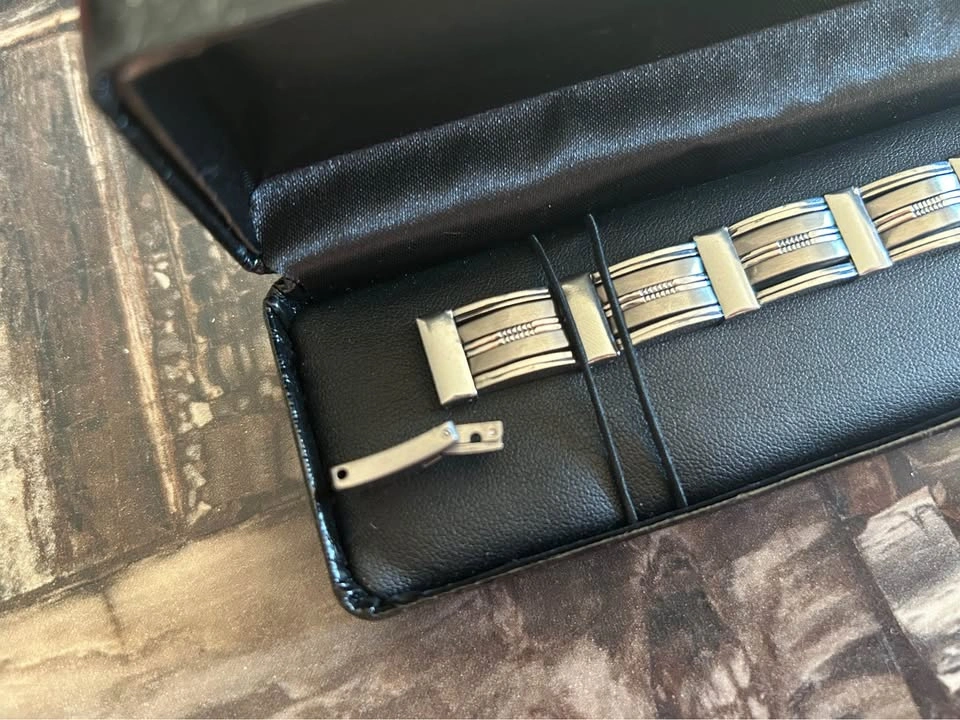 Men's Stainless Steel Link Bracelet - photo 2