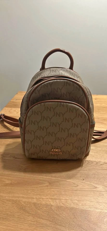 Jones New York Signature Monogram Mini Backpack