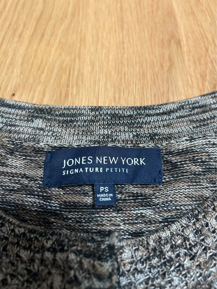 Jones New York Signature Petite Knit Cardigan Sweater Size PS - photo 2