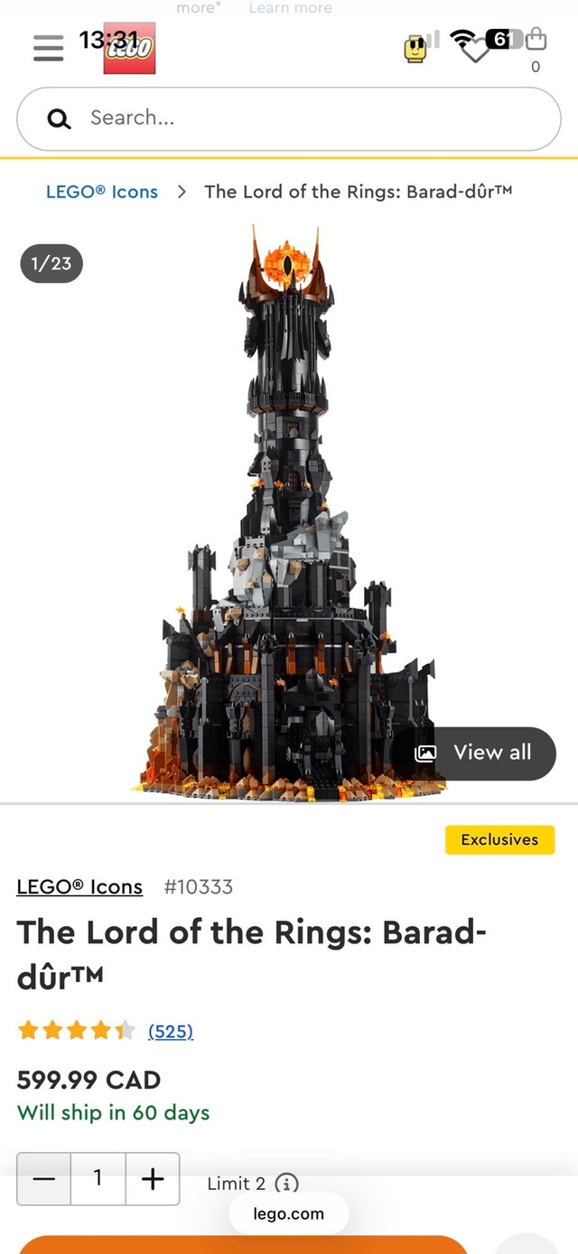 Lego Barad dur