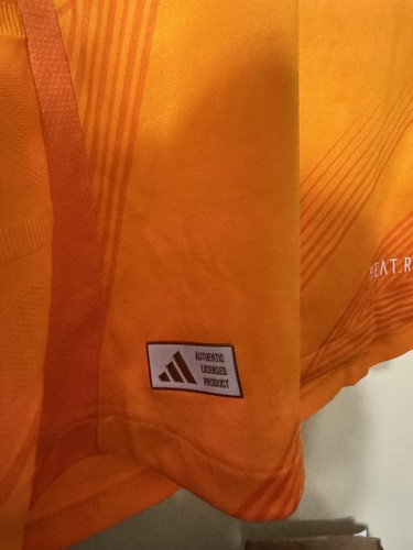 Real Madrid 2024/25 Away Orange Jersey Long Sleeve (Authentic) S - photo 2
