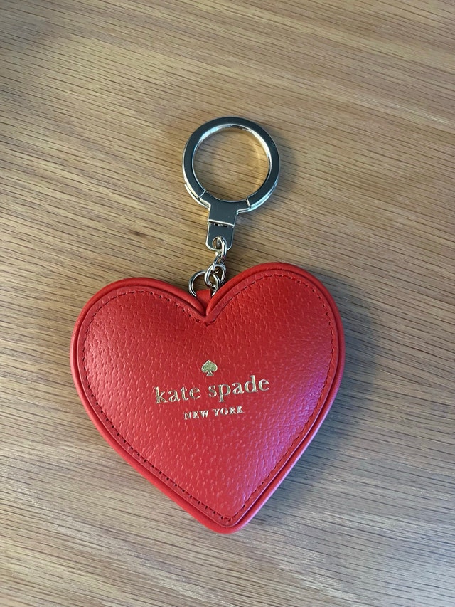 New Kate Spade Key to heart key ring