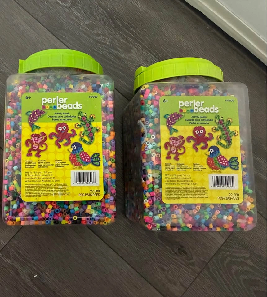 NEW Perler Beads Mega Bundle – 44,000+ Beads + Organizer