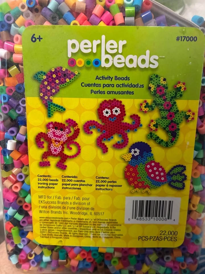 NEW Perler Beads Mega Bundle – 44,000+ Beads + Organizer - photo 2