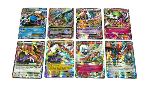 Lot of 8 Mega EX Pokemon Trading Cards