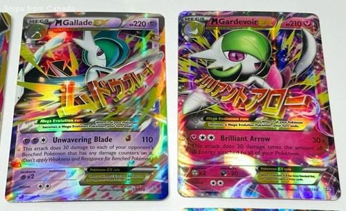 Lot of 8 Mega EX Pokemon Trading Cards - photo 3