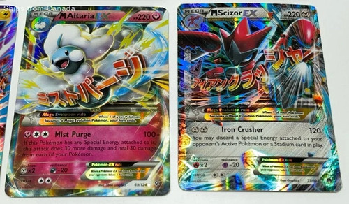Lot of 8 Mega EX Pokemon Trading Cards - photo 4
