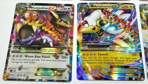 Lot of 8 Mega EX Pokemon Trading Cards - photo 5