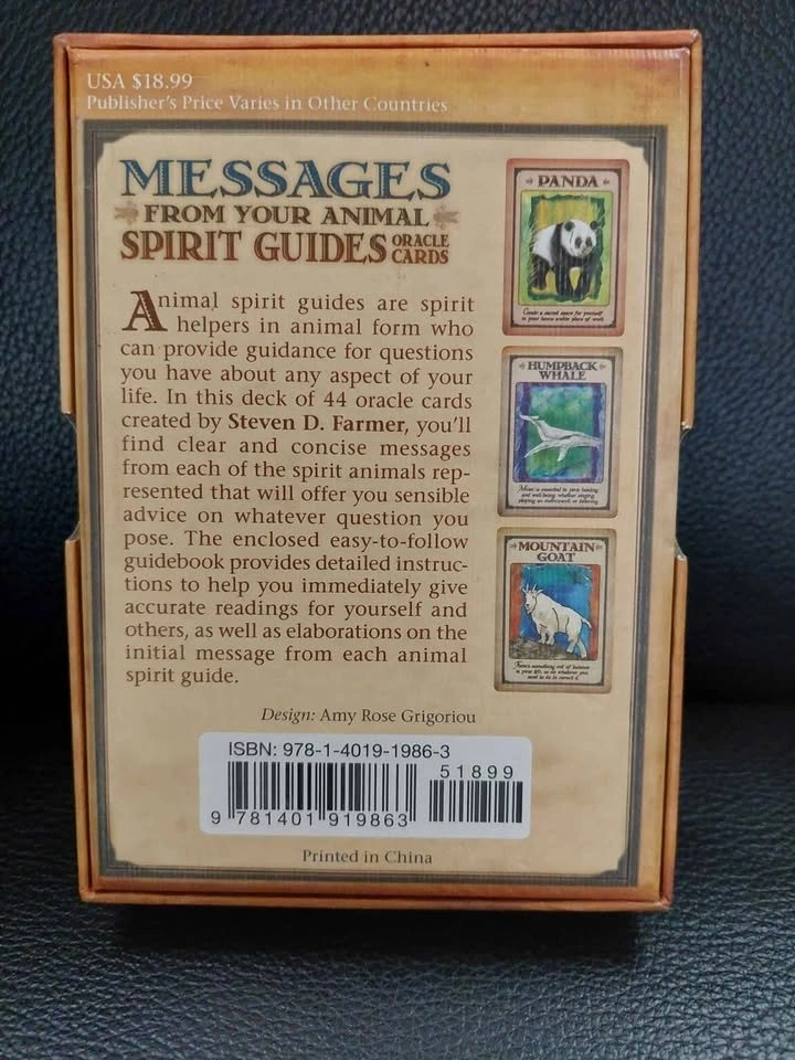 Messages from Your Animal Spirit Guides Oracle Cards - photo 3