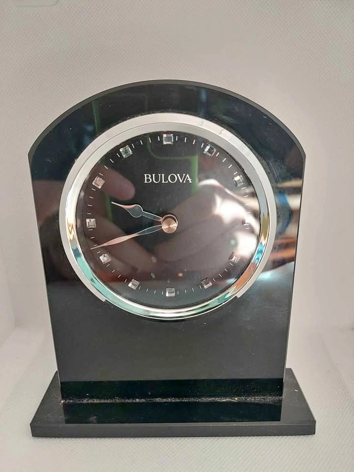 Bulova table clock