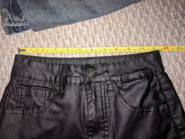 Faux Leather Pants High Waisted Straight Leg - Size Small 26/27 - photo 2