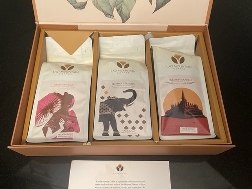 Lao Mountain Coffee Gift Set – 3 Varieties, 600 g Total - photo 2