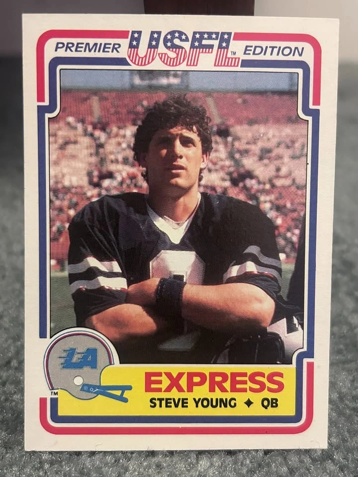 1984 Topps USFL Football Cards – Complete 132-Card Set