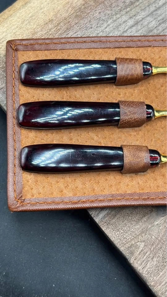 Vintage Sir Rondo’s Italian Leather Manicure Kit w/ Solingen Too - photo 5