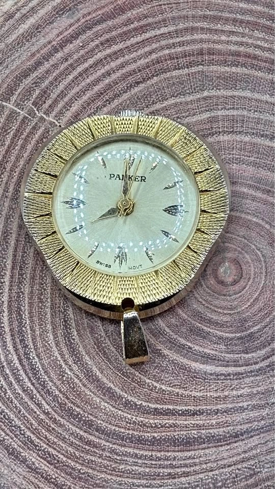 Vintage 1960s Parker Swiss Mechanical Pendant Watch