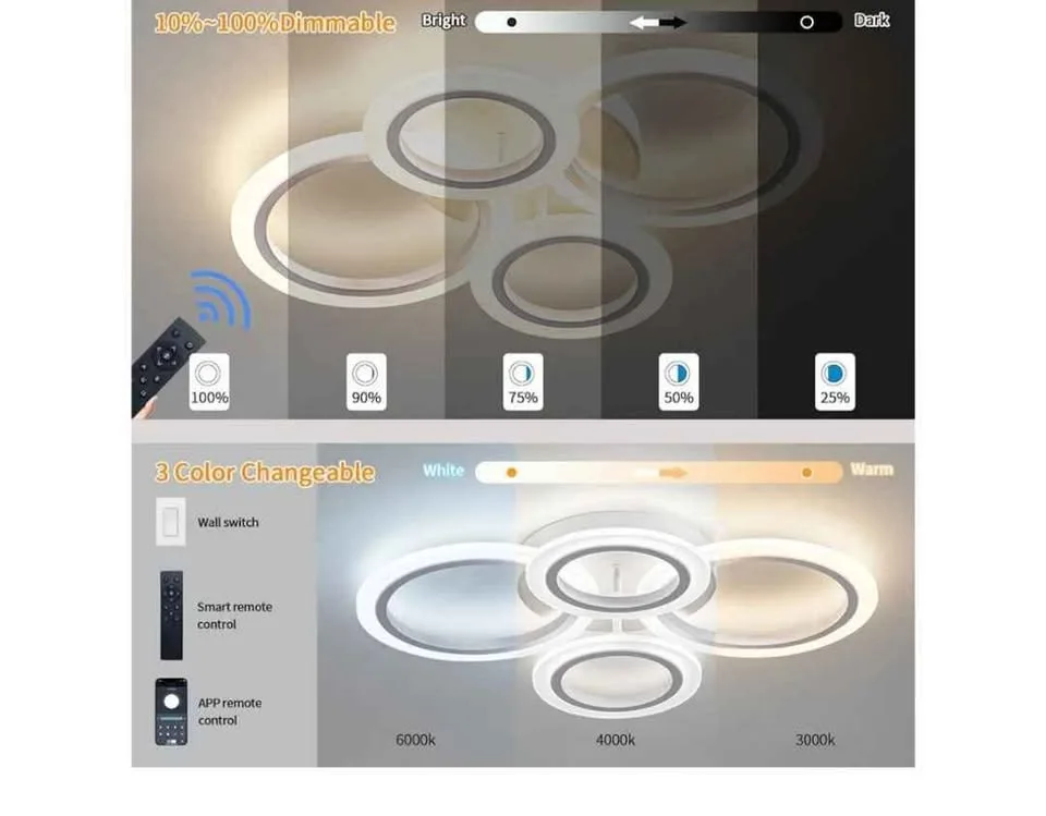 Ceiling light fixture ( Brand New luxury) image indicator(4)