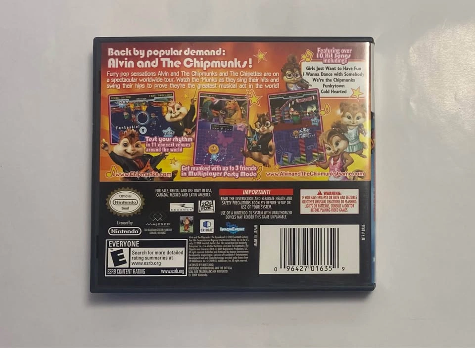 Alvin & The Chipmunks Game | Nintendo DS - photo 2