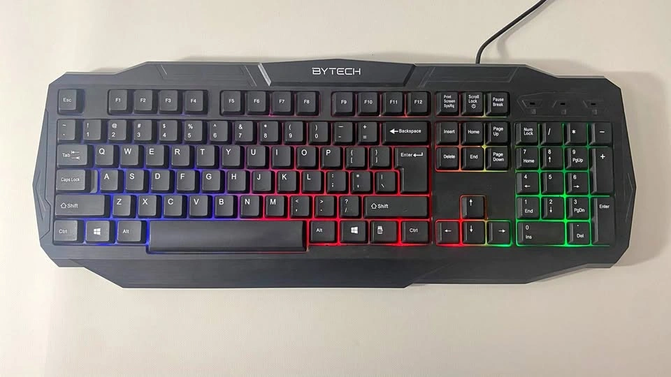 BYTECH Wired Gaming Keyboard Multi-Color Backlight