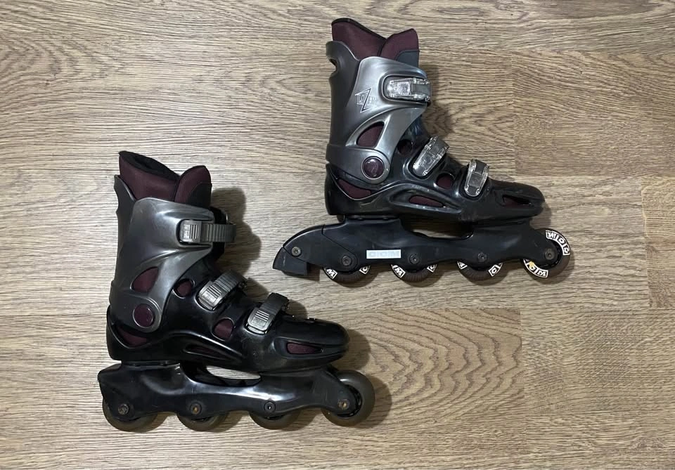 CCM Lazer Roller Blades - Grey/Black | Size 5 - photo 2
