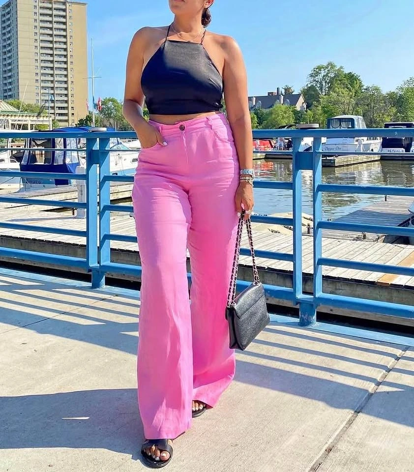 ZARA SATIN EFFECT OPEN BACK CROP TOP MEDIUM
