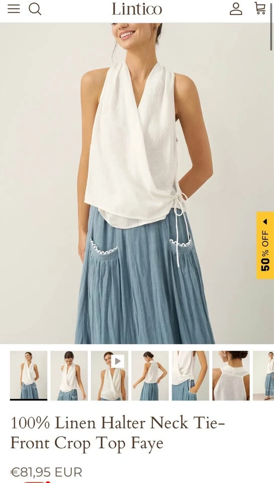 NWT 100% Linen Large - photo 5