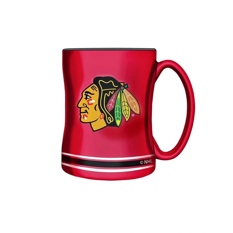 Chicago Blackhawks Red NHL Hockey Coffee Mug