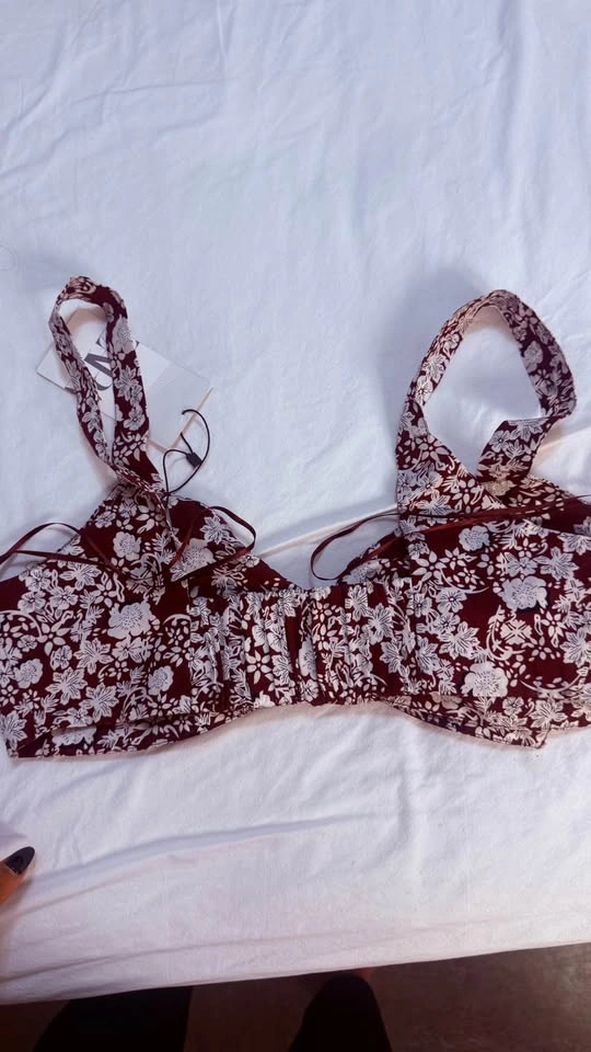 NWT ZARA BRALETTE TOP MÉDIUM - photo 3