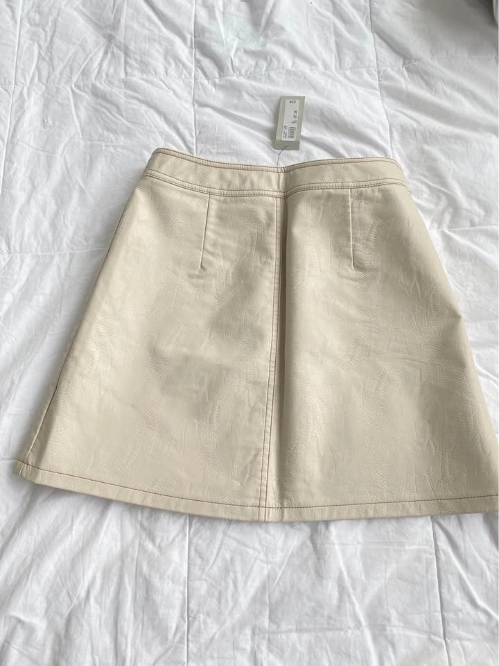 NWT RIVER ISLAND FAUX LEATHER SKIRT SIZE 6 - photo 5