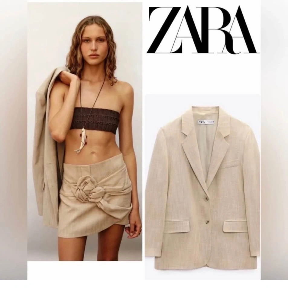 ZARA VIRAL SUIT ORIGINALLY $235 SIZE LARGE - photo 2