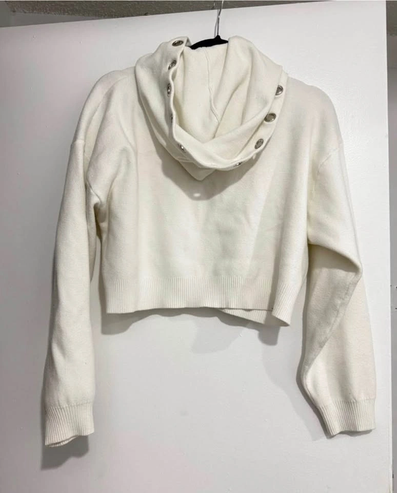 ZARA SWEATER ORIGINALLY $79 MEDIUM TIE IS MISSING - photo 5