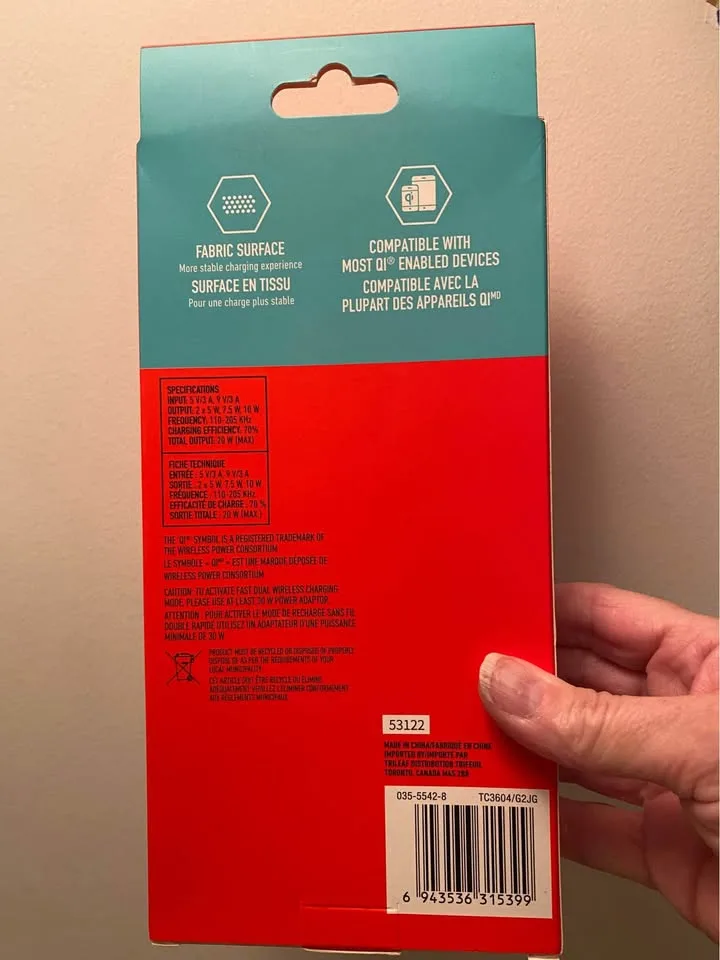 Wireless phone charger image indicator(2)