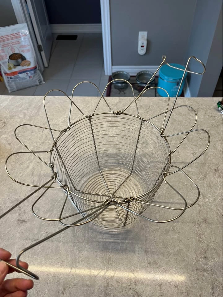 Vintage Wire Egg and Fruit Basket - photo 2