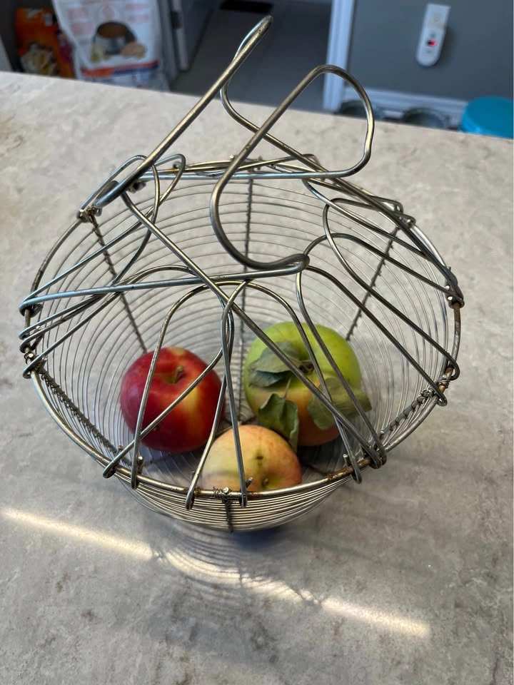 Vintage Wire Egg and Fruit Basket - photo 4